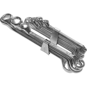 Zestaw kluczy oczkowych odgiętych Sterg S34233 6-32mm 12szt.