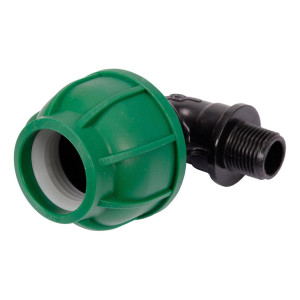 Kolanko PP 90° GZ 32mm x 1/2" do rur PE