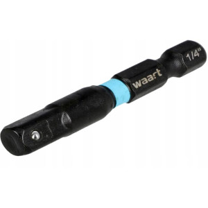 Adapter udarowy Waart 1/4" hex - 1/4" kwadrat 50mm