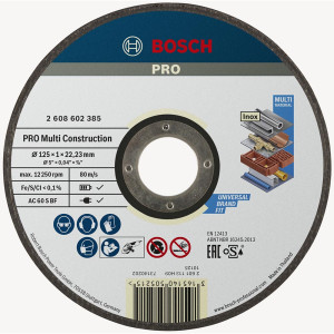 Tarcza tnąca Bosch Multi Construction 125 mm