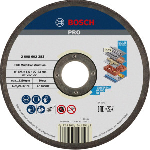 Tarcza tnąca Bosch Multi Construction 125 mm