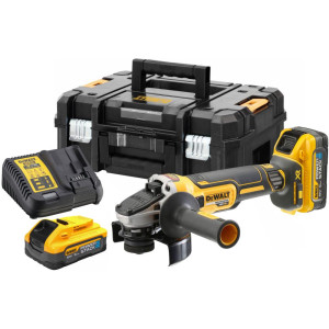 Szlifierka kątowa akumulatorowa DeWALT DCG405H2T-QW' 125mm, Li-Ion 18,0V PowerStack 2 x 5.0Ah - silnik bezszczotkowy