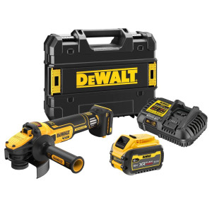 Szlifierka kątowa akumulatorowa DeWALT DCG409VST1-QW 125mm, Li-Ion 18,0V regulacja obrotów - 1 x 6 Ah walizka TSTAK