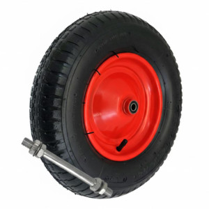 Koło do taczki Zabi 4.00x8, bieżnik kostka, oś 12mm