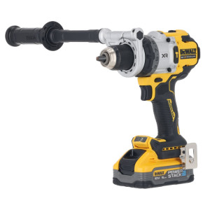Wiertarko-wkrętarka akumulatorowa udarowa DeWALT DCD1007H2T-QW 18V XR 3-biegi, 169Nm - bezszczotkowa 2 x 5 Ah walizka TSTAK