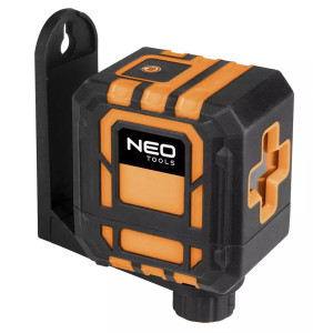 Laser krzyżowy Neo 75-142 20m, z etui i uchwytem magnetycznym - czerwony