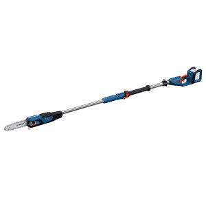 Pilarka łańcuchowa akumulatorowa na wysięgniku, do gałęzi Bosch 06008D6000 GKE 18V-25 TP, 18V, teleskopowy trzon 2,9 m, prowadnica 23cm, bezszczotkowa (bez ładowarki i akumulatorów)