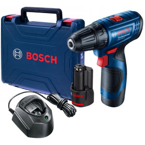 Wiertarko-wkrętarka akumulatorowa Bosch Professional 06019G8000 GSR 120-LI, 12V 2 x 2.0Ah, 14/30Nm, w walizce