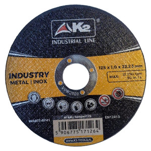 Tarcza do cięcia metalu K2 INDUSTRY 125x1,0x22