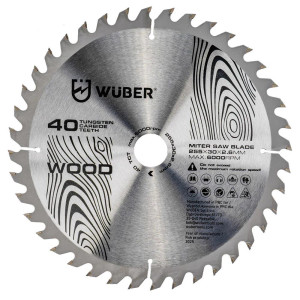 Tarcza do pilarki WUBER 255x30mm 40Z do drewna
