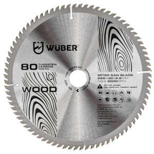 Tarcza pilarska WUBER 255x30mm 80Z do drewna
