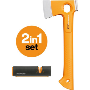 Siekiera Fiskars X13 510g 33,5cm + ostrzałka Xsharp