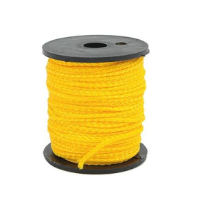 Sznurek murarski polipropylenowy pleciony 50m (na wałku) - żółty