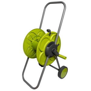 Wózek na wąż ogrodowy Clover Lime Line 1/2" 50m