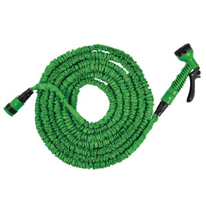 Elastyczny wąż ogrodowy Bradas Trick Hose 7-22m + pistolet zielony