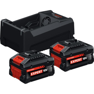 Zestaw akumulatorów Bosch EXPERT 18V 2x5,5Ah + ładowarka GAL18V-80