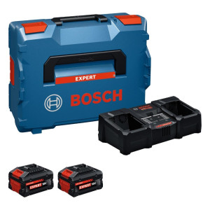 Zestaw Bosch EXPERT 18V 2x8Ah + ładowarka EXAL18V2-320 L-BOXX