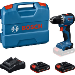Wiertarko-wkrętarka akumulatorowa Bosch GSR 18V-52, 52Nm, 1.5-13mm bezszczotkowa 2x 2.0Ah - walizka L-Case