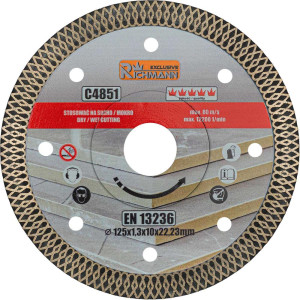 Tarcza diamentowa Richmann Exclusive C4851 cienka, do cięcia ceramiki 125 x 1,3 x 22,23 mm