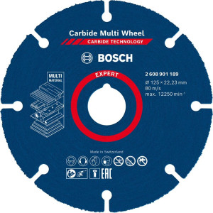 Tarcza tnąca multimateriał Bosch Expert Carbide Multi Wheel 125 x 22,23mm