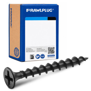 Wkręt fosfatowany do płyt G-K Rawl FT-4270plug do drewna 4,2 x 70mm (500 szt.)