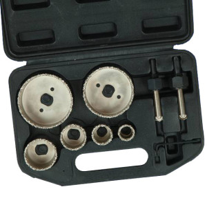 Komplet wierteł koronowych Dedra DED1515 z nasypem wolframowym