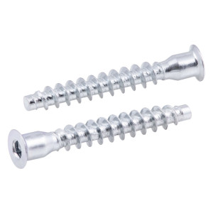 Wkręt konfirmat ocynk (biały) 7,0 x 50mm (1kg)