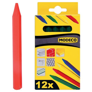 Kreda Modeco 12cm czerwona do betonu i metalu