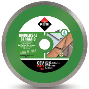 Tarcza diamentowa 'Rubi 30949' CEV SUPERPRO, ciągła 250 x 25,4 x 2,2mm