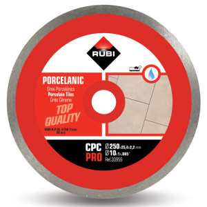 Tarcza diamentowa 'Rubi 30959' CPC PRO, ciągła 250 x 25,4 x 2,2mm
