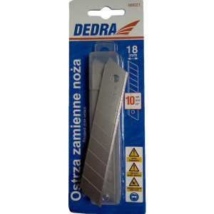 Ostrza wymienne łamane 'Dedra M9021' 18mm (10szt)
