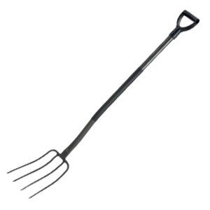 Widły gospodarcze Ermet W4P 4-zębne metalowy trzonek