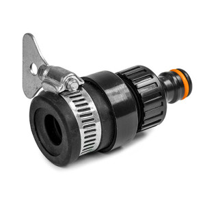 Przyłącze na kran Bradas Black Line 22-24mm z opaską