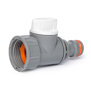 Przyłącze na kran Bradas White Line z zaworem 3/4"