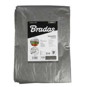 Plandeka wzmacniana 120g. 2 x 3m Bradas PL1202/3