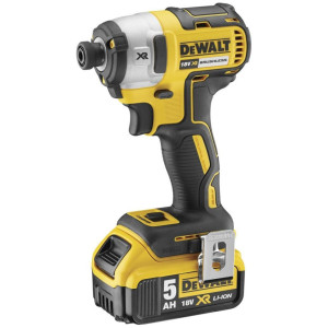 Zakrętak akumulatorowy udarowy DeWALT DCF887P2-QW' 18V XR Li-Ion, 205 Nm, 3-biegi, 2 x 5,0Ah - bezszczotkowy