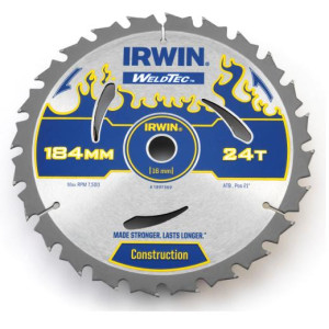 Piła tarczowa do drewna 'Irwin 1897384' Weldtec 190mm x 30 x 40zęb