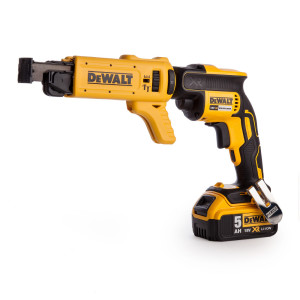 Wkrętarka akumulatorowa DeWALT DCF620P2K-QW' 18V XR Li-Ion, 2 x 5,0Ah do płyt G/K + magazynek