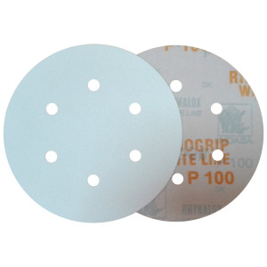 Krążek czepny 'Indasa 002476' White line RHYNOGRIP 150mm 6 otworów P 60