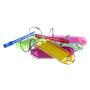 Breloczek do kluczy (plastikowy, napis dwustronny) (1/100szt.)