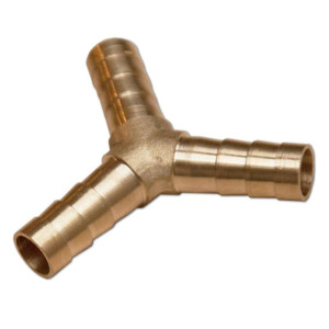 Trójnik Y mosiężny 10mm Bradas SE1-2Y10