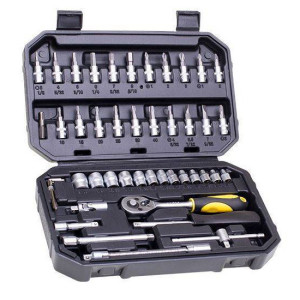 Zestaw kluczy nasadowych Drel SOC-5446 1/4" 46szt.