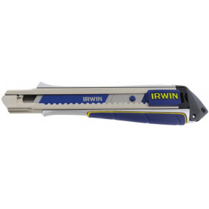 Nóż na ostrza łamane 'Irwin 10507106 Pro Touch' 18mm aluminiowy korpus z nierdzewną szyną