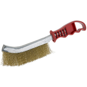 Szczotka druciana Condor mosiężna uchwyt plastikowy