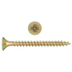 Wkręt hartowany do drewna 4,0 x 50mm (200szt.) woskowany