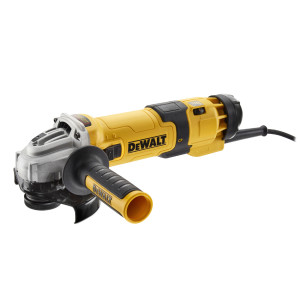 Szlifierka kątowa DeWALT DWE4257KT-QS 125mm 1500W, regulacja obrotów, osłona do szlifowania, tarcza diamentowa, walizka
