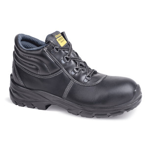 Buty robocze trzewiki 'Demar 7252-41 GLOSS UP 2' S2 SRC, skóra licowa - rozmiar 41