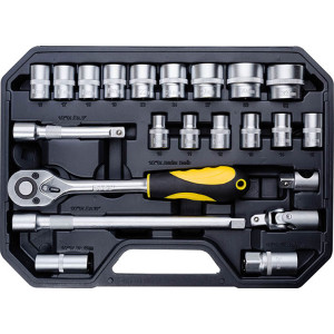 Zestaw kluczy nasadowych Drel SOC-6223 1/2" 23szt.