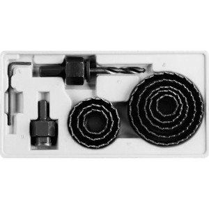 Zestaw wyrzynarek (otwornic) Condor HSW-1806 11szt. (19 - 64mm)