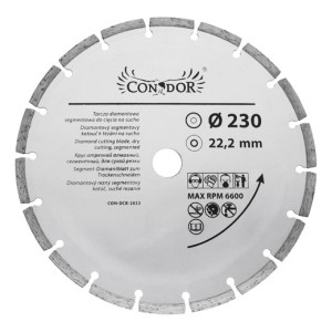 Tarcza diamentowa Drel DCB-2012 segmentowa 125mm (na sucho)